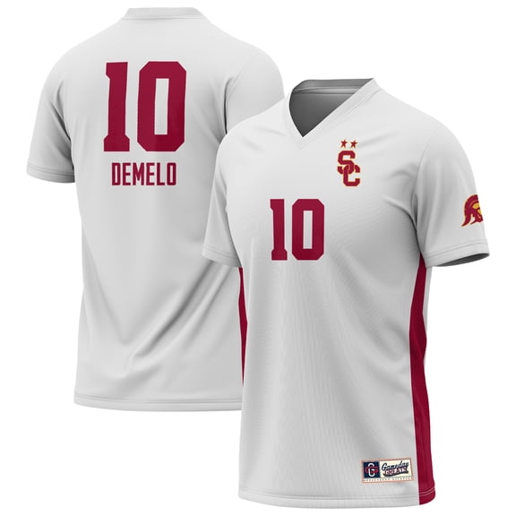 Youth GameDay Greats Savannah DeMelo White USC Trojans Lightweight Women's Soccer Jersey
