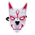 thumbnail image 4 of Halloween Cosplay Intégral Réaliste Effrayant Mascarade Coiffe Blanche, 4 of 10