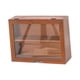 thumbnail image 5 of Gabinete de almacenamiento de escritorio, caja de madera para guardar cosméticos, retro, de 2 niveles, expositor de escritorio, estante para guardar b, 5 of 9