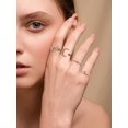 thumbnail image 5 of Baicccf Anillos Apilables De Oro Boho para Mujer Conjunto De Anillos De Nudillo De Oro Anillos De Flores De Luna De Estrella Simple para Niñas Adolescentes Anillos Estéticos Apilables Regalos Par, 5 of 5