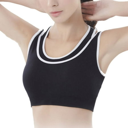 

1PCS Double Layer Seamless Sports Bra High Impact Racerback Yoga Sports Bra