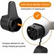 thumbnail image 2 of Type 2 Charging Cable Holder Safety Design Charger Type 2 Wall Box Wallbox Ev Charging Cable Holder Strong Abs Car Charger Holder - Black, 2 of 5