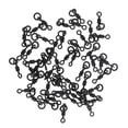 thumbnail image 1 of S SERENABLE 50Pcs Carp Fishing Swivels Micro Hook Swivels Connector Chod Rig 18mm, 1 of 7