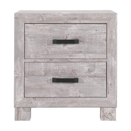Global Furniture USA Nolan Gray Farmhouse Nightstand, 1 PC