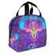thumbnail image 2 of Easygdp Elephant in Tribal Style Bolsa Térmica Premium - Tela Oxford Impermeable, Gran Capacidad, Bolsillo Frontal, Unisex para Trabajo, Escuela, Actividades al Aire Libre y Picnics, 2 of 8