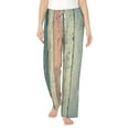 thumbnail image 2 of Lsque Hardwood Print Women's Pajama Pants, Lounge Pant - Comfortable Home Wear,Elastic Waistband, Stylish Design-Large, 2 of 9