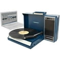 thumbnail image 3 of Crosley CR6016A-BL Spinnerette Portable USB Turntable with Software for Ripping and Editing Audio, Blue, 3 of 6