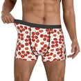 thumbnail image 2 of Cauagu Tomato Print Boxer Briefs for Men,Comfortable Breathable Men's Underwear Moisture Wicking Underpants -Large, 2 of 8