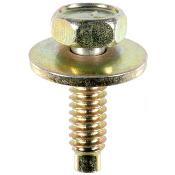 AMZ Clips And Fasteners 50 Hex Head Sems Body Bolt 1/4"-20 X7/8" Compatible with Ford 57030-S36