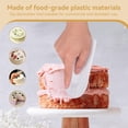 thumbnail image 2 of 2PCS Cake Turntable Cake Spatula Smoother, Fondant Cake Decorating Hand Tool, Cake Scraper Cake Smoother, Cake Icing Scraper Smoother Tool for Home Kitchen, 2 of 8
