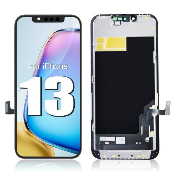 For iPhone 13 Screen Replacement, 3D Touch Incell LCD Display Digitizer, 6.1 inch (A2482, A2631, A2633, A2634, A2635) with Waterproof Adhesive-Single Screen