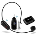 thumbnail image 1 of Auriculares Inalámbricos EASJOY UHF Negro Recargables con Micrófono para Canto y Habla, 1 of 9