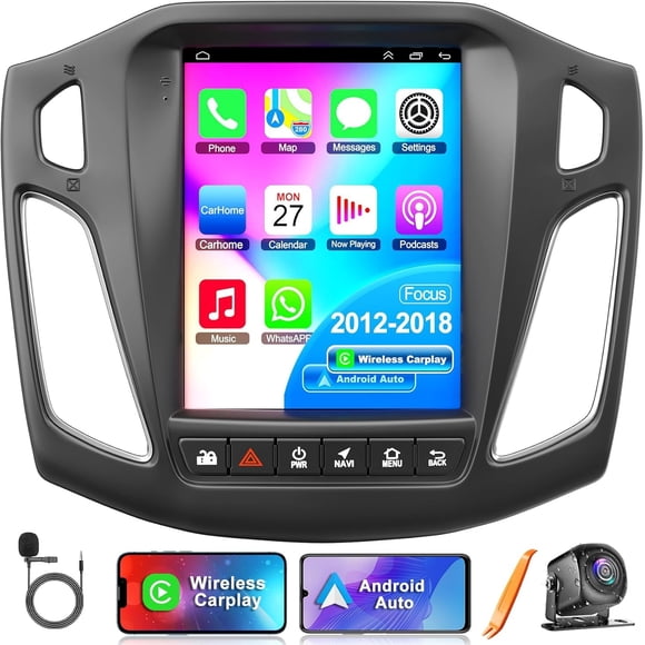 Radio para auto Inexaccessories Ford Focus 2012-2018 10,4" IPS