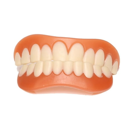 Top & Bottom Veneers Instant Cosmetic Teeth Cover Fix Cap Silicone ...
