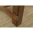 thumbnail image 3 of Furniture of America Sinuata Rustic Wood Rectangle Pub Table in Natural, 3 of 7