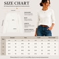 thumbnail image 7 of QUALFORT Women’s Crew Neck Pullover Sweater, Soft Lightweight Long Sleeve Knit Top, Solid Color Casual Sweater, Off White XL, 7 of 7