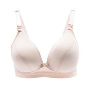 Women Underwear Double Buckle Breathable No Steel Ring Nursing Bra