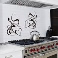 thumbnail image 4 of Juego de 2 calcomanías de vinilo para pared de cocina, tazas con cita de amor para decoración de pub, decoración de café, té, mural extraíble, calcomanía de pared negra, taza, decoración del hogar, 4 of 5