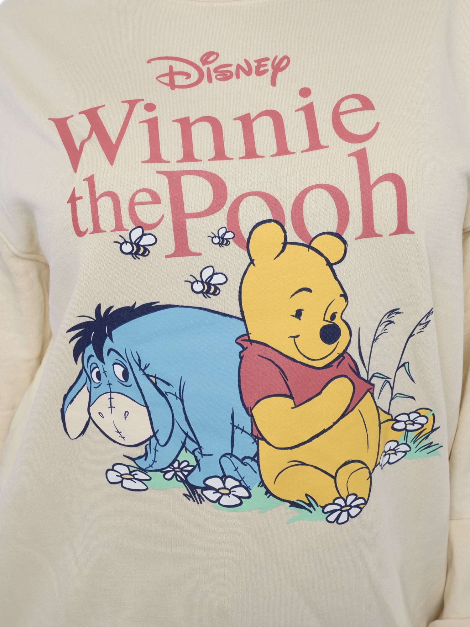Women's Disney Winnie The Pooh Eeyore Sweatshirt Pullover Crewneck Graphic Print