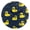 Black, variant on Cool Yellow Duck Wall Clock 10in Round Artistic Oil Painting Home Decor Desk Table Clock