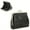 Black, variant on Genuine Leather Women's Vintage Handbag Wallet - Burgundy Red Top-Grain Cowhide Coin Purse with -Tone Hardware, /Korean Inspired Clasp Wallet for Cash, Cards & Makeup (/Korean Style Collection)