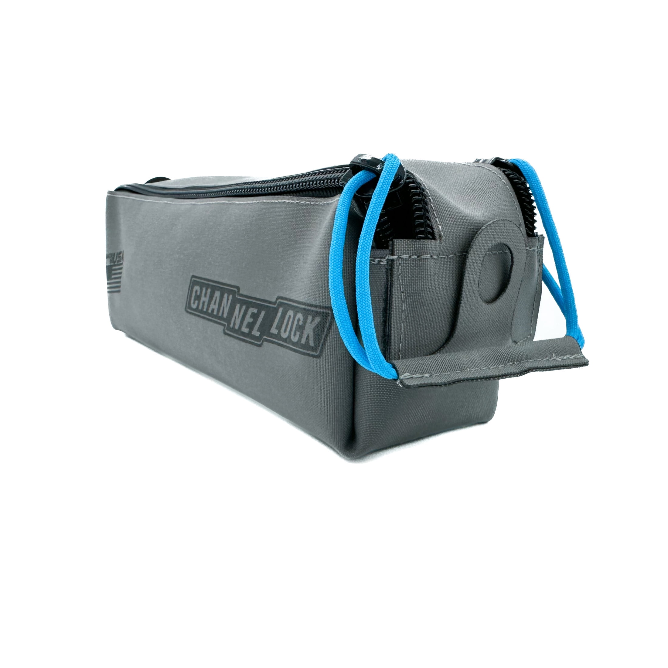 CHANNELLOCK Premium Dual Zip Pouch Tool Bag, Water Resistant LASERLOCK Material, Manufactured to U.S. Military Specifications, Made in USA (ZPS2G)