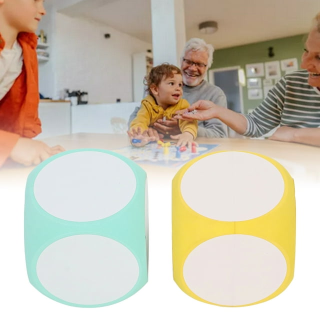 Dry Erase Dice, Wipe Off Draw Letter Dry Erase Blocks 2pcs Blank Educational For Home For Kid Blue And Red,Yellow And Green