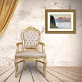 thumbnail image 3 of Ury, Lesser 24x18 Gold Ornate Wood Framed with Double Matting Museum Art Print Titled - Sea View, 3 of 4