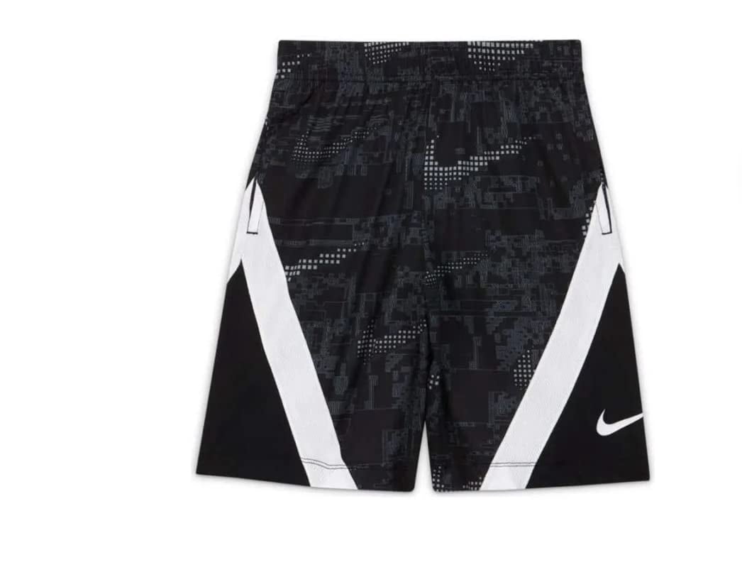 nike basketball swoosh logo shorts in black