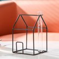 thumbnail image 3 of PENGXIANG Flower Vase with Metal Stand Hydroponic Plant Flower Vase Suitable for Kitchen Office Decor, 3 of 5