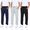 Assorted Colors Set H, variant on DARESAY Mens Joggers- Quick-Dry Mens Jogging Pants, Elastic Waist With Two Side Pockets, Athletic, Active Pants for Men, 3-Pack, Regular and Big Mens