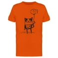 thumbnail image 1 of Cat With Fish Balloon Tee Men's -Image by Shutterstock, 1 of 1