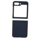 thumbnail image 1 of Funda protectora de cuero para teléfono con pantalla plegable, antiarañazos, a prueba de caídas, para Galaxy Z Flip 5, grano cruciforme azul, 1 of 10