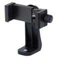 thumbnail image 1 of Soporte para teléfono/Adaptador de montaje en trípode vertical y horizontal Soporte giratorio con orificio para tornillo de 1/4 de pulgada/Clip ajustable, 1 of 7