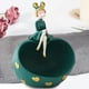 thumbnail image 3 of Caja de Almacenamiento de Entrada de Soporte de Gabinete de Esculturas de Estatuilla de Estatuas de Resina para Niña , Verde Macarena estatuas de escritorio, 3 of 8