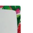thumbnail image 3 of Ambesonne Flamingo Fitted Sheet, Retro Exotic Leaves, Twin XL Size, Pink Green, 3 of 3