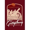 thumbnail image 5 of Gettysburg National Military Park, Pennsylvania, Soldiers and Cannons, Contour, Lantern Press, Premium Playing Cards, 52 Card Deck with Jokers, USA Made, 5 of 5