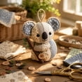 thumbnail image 4 of DIY Patchwork Elephant Set for Adults, Complete Craft Kit with Fabric Stuffing Tools and Guide, Adorable Sewing Project for Birthday Holiday Gift, 4 of 6