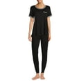 thumbnail image 2 of Secret Treasures Women's and Women's Plus Size Knit Sleep Shirt with Short Sleeves, 2 of 5