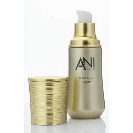 AniGold Luxury Skin Care Dark Spot Serum with Pure 24 KT Gold, Green Caviar, and Honey. Anti-aging serum for dark spots, wrinkles, fine lines, and dry skin.