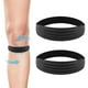 thumbnail image 1 of wonima44 2pcs Patellar Tendon Support Strap, Silicone Patella Knee Strap Flexible Knee Band Reduce Pain Soft Knee Brace for Jumper Running Sports Basketball Men Women (Black), 1 of 1