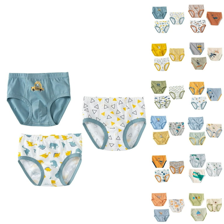 XZNPDUCQ Kids Boys Cartoon Underwear Cute Print Boxer Briefs