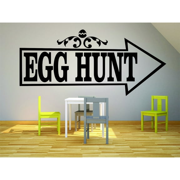 New Wall Ideas Egg Hunt Easter Holiday 12x18"