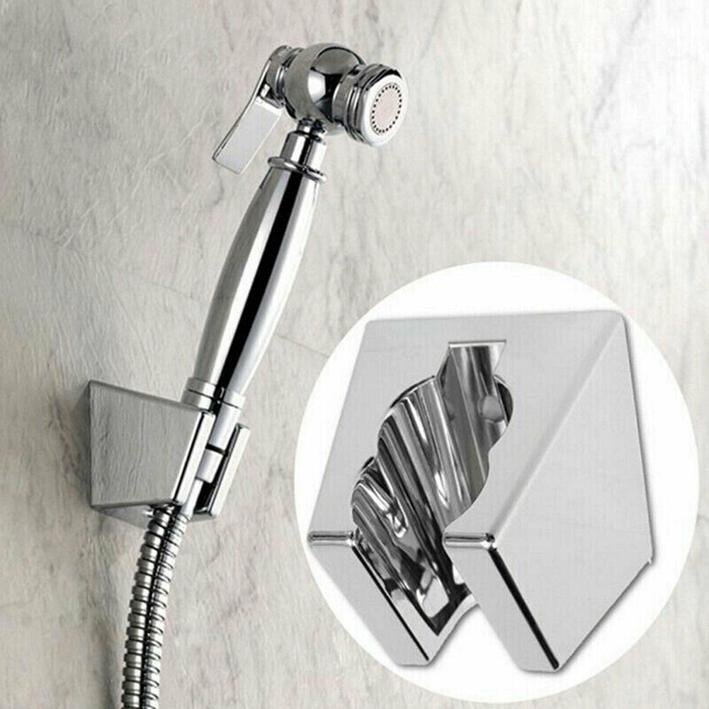 Shower Head Holder Wall Mounted, Screw Mounted Shower Spray Holder,Adjustable  Handheld Shower Head Bracket,Shower Holder for Universal Wall Bathroom with  Wall Anchors and Screws (Chrome Polished) 