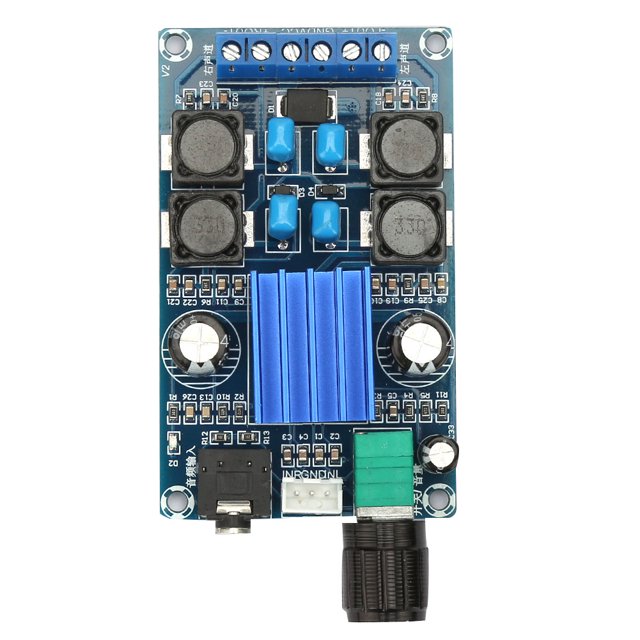 TPA3116D2 Placa de amplificador de audio estéreo digital de doble canal 50W * 2 DC12 ~ 24V