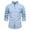 02-Light Blue, variant on Ecqkame Men's Plaid Tops Long Sleeve Turndown Collar Shirts Regular Button Down Gingham Business Casual Shirts 01-Red XXL