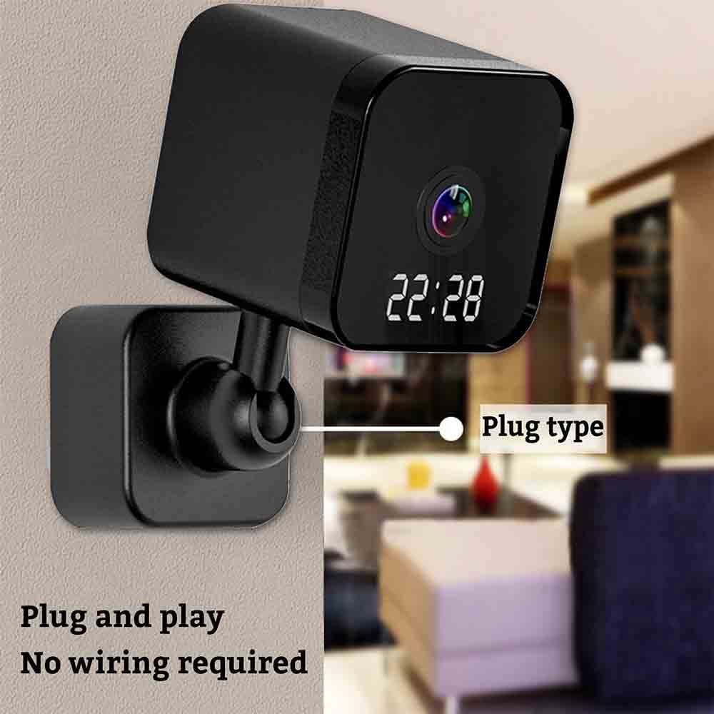 Bouanq Home Security Camera System, 1080p HD Indoor WiFi Camera, 360掳Lens Baby Monitor, Motion Detection, Two-Way Audio, Night Vision, Cloud & SD Card Storage(White)