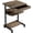 Taupe Wood, variant on WSWJY Rolling Computer Desk with Drawer & Keyboard Tray, Mobile Laptop Desk Cart Standing Computer Workstation for Home Office, Gray