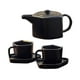 thumbnail image 1 of Juego de Tetera para en Miniatura 1/12, Taza Vívida, Decoración de Muebles, Platillos, Accesorios de Cocina, Metal para El Hogar, Negro Baoblaze Tetera de casa de muñecas, 1 of 8