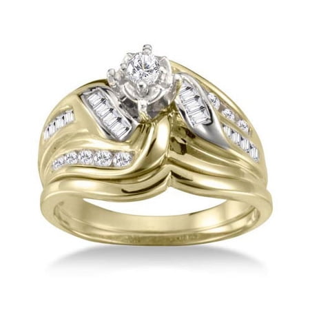 1/2 Carat Diamond Bridal Set
